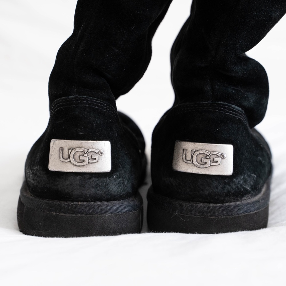 Zip Up Mid-Calf Ugg Boots